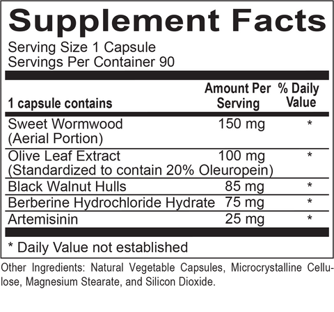 Chi Rho Chiropractic Para Clear Supplement Facts